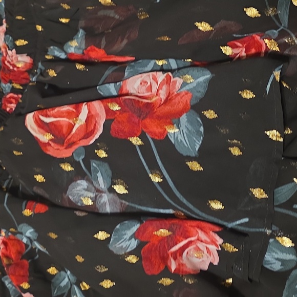 Torrid Mini Blouson Sleeve Skater Dress Nwt - Picture 3 of 4